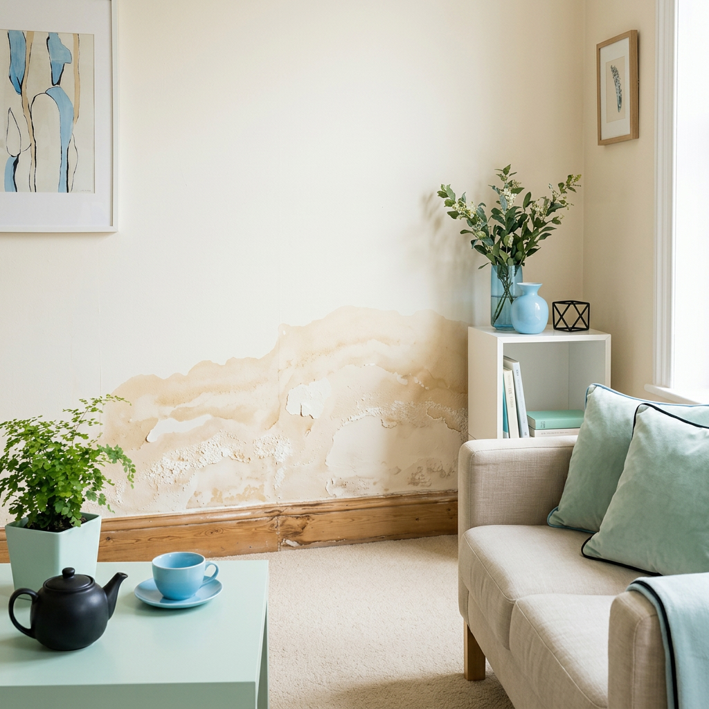 Humedad por capilaridad en Cornellà