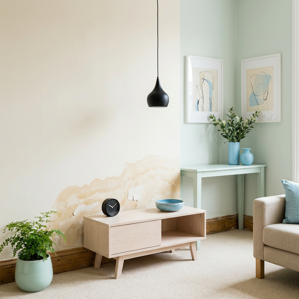 Daños por humedad en paredes